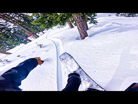 POV: Solo Powder Day at NORTHSTAR, TAHOE! 🔥