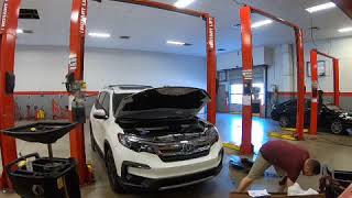 2019 Honda Pilot black grille