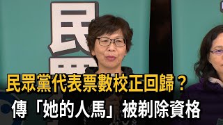 [討論] 民眾黨：票數異常行為已全數排除完畢