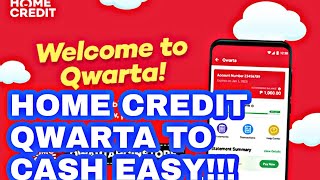 How To Convert Home Credit Qwarta To Cash  #homecreditqwartacash