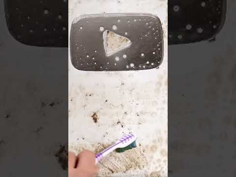 Czyszczenie przycisku YouTube #satisfying #youtube #button #youtubebutton #shorts