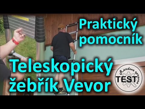 Praktický pomocník, teleskopický žebřík Vevor