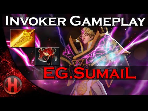 EG.SumaiL 6228 MMR Invoker Gameplay Dota 2