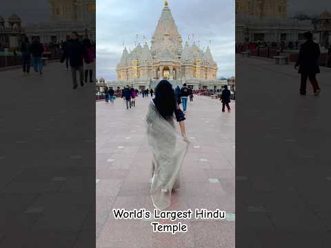 World’s Largest Hindu Temple in New Jersey, USA. 📍BAPS Swaminarayn Akshardham Mandir #hindutemple