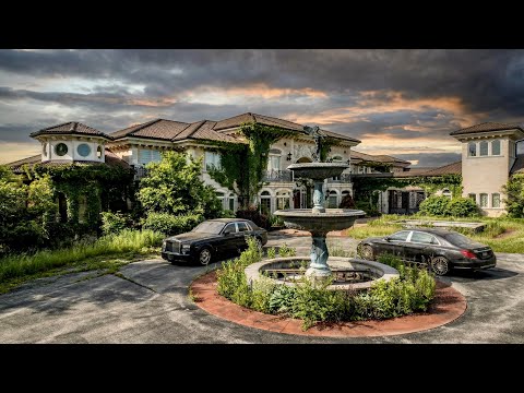 ABANDONED $7,000,000 Mega Mansion with a MAYBACH and ROLLS ROYCE Left Behind | 2 Pools and Elevator