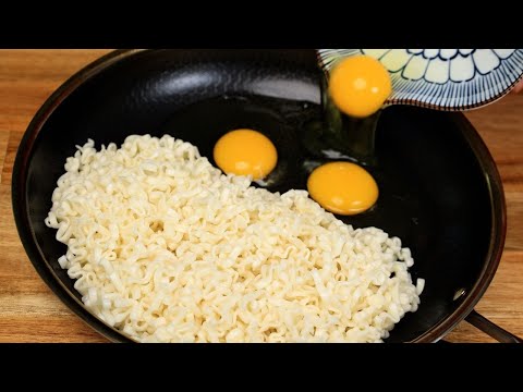 I've Never Had Such Delicious Noodles! The Most Delicious Ramen Noodle With Egg Recipe