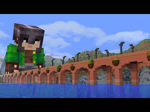 I built a 2000 block Highway across my Minecraft World