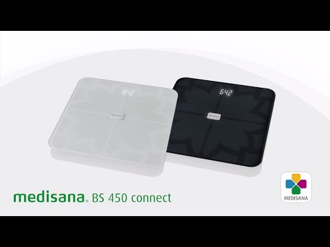 Svarstyklės Medisana BS 450 Connect Baltas video