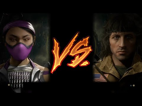 Mortal Kombat 11 - Mileena Vs Rambo (VERY HARD)