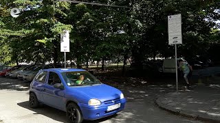 Реакцията след отрязани табели в Синята зона: „ Няма свободни места за паркиране!"