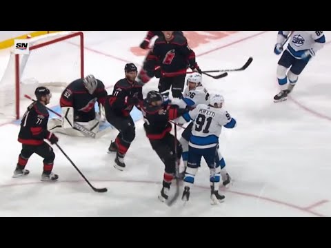 Scrum Ensues After Brett Pesce Punches Cole Perfetti