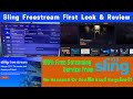 Sling Freestream First Look & Review! 100% Free Streaming Service with No Account or CC Required!