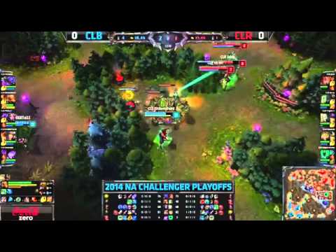 CLB vs CLR   2014 NA CS Playoff Quartfinals G1 Sound