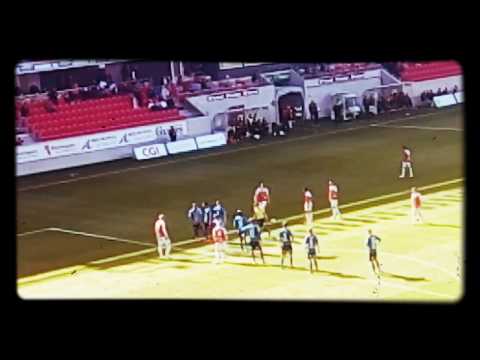 Viktor Elm Freekick Goal (Frisparksmål) Kalmar FF vs HBK 2-0