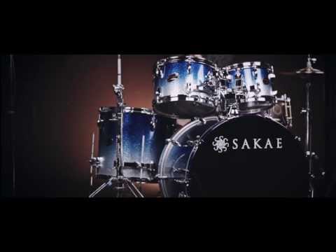 Sakae Almighty Birch Ocean Sparkle Lacquer Drum Kit