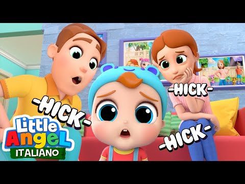 Oh no! Gianni ha il Singhiozzo!😰👶🏻 Cartoni Animati con Gianni Piccino - Little Angel Italiano