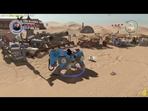 Lego Star Wars The Force Awakens: 3 / Niima Outpost FREE PLAY (All Minikits & Red Brick) - HTG