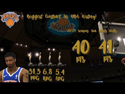 2028 OffSeason: Koa Signs Biggest Contract In NBA History, Then Starts New Season Off Hot🔥