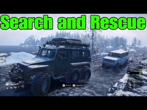 Snow Runner Search and Rescue Task