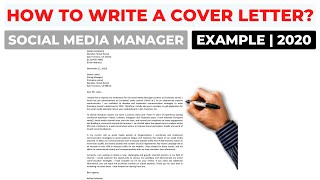 How To Write a Cover Letter For a Social Media Manager Position? | Example