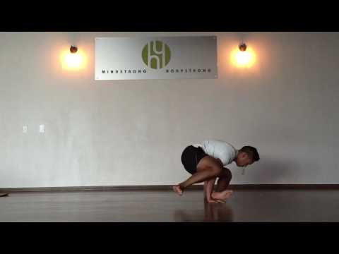 The Eight-angle pose to Eka Pada Koundinyasana