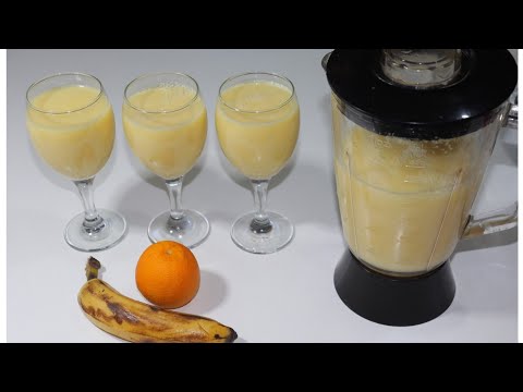 Recette smoothie banane orange