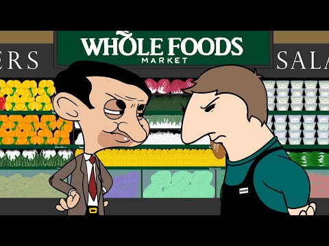 OneyPlays Animated - "Mr. Bean in a Whole Foods" gag