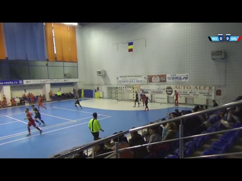 Futsal LIVE | Liga I: Muncitorul Resita  -  CS United Galaţi