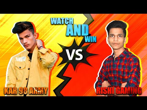 KAR 98 ARMY VS RISHI GAMING || FREE FIRE STORY KINGS VERSUS || FREE FIRE HINDI