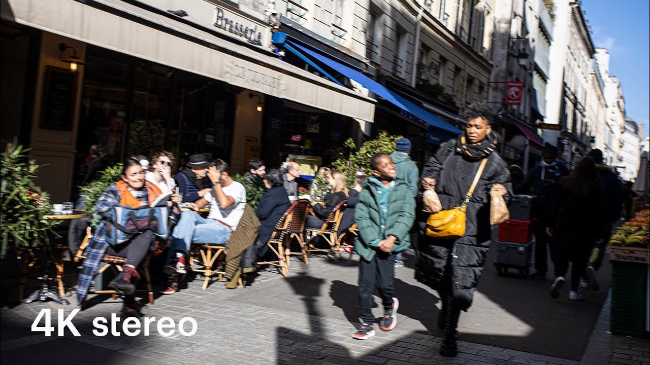 Watch video Walking in Paris – Rue du Faubourg Montmartre (4K, Stereo Sounds) Walking in Paris – Rue du Faubourg Montmartre (4K, Stereo Sounds)