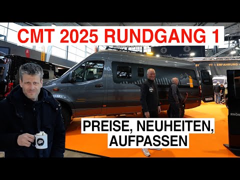CMT 2025 Messe Stuttgart, Preise, Neuheit, Rundgang 1, Rhön Camp, Ahorn Camp, Hymer, Frania...