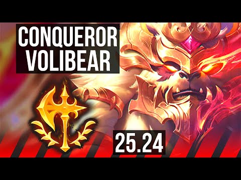 VOLIBEAR vs CAMILLE (TOP) | Conqueror, Good KDA: 10/2/5 | NA Grandmaster | 25.24