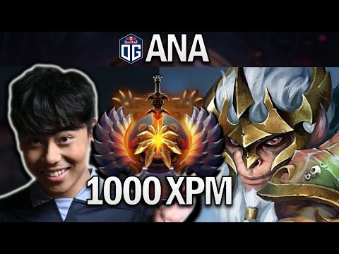 OG.ANA SMURF MONKEY KING WITH 1000 XPM - DOTA 2 7.28 GAMEPLAY