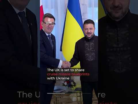 UK to back Ukraine with missile blueprints amid Russia-Ukraine strikes | AJ #shorts