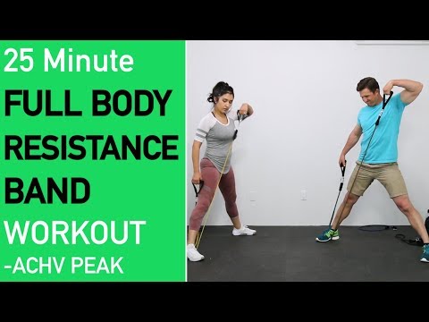 25 Minute Full Body Resistance Band Workout - Total Body Resistance Band Workout