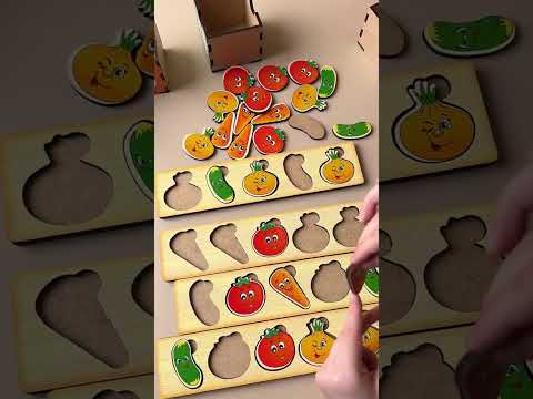 Сортер Чарівний комодик Ubee "Овочі -2" (ПСД008)