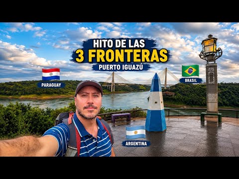 MISIONES 13. 🇦🇷 EL HITO DE LAS 3 FRONTERAS: EL LUGAR DONDE SE UNEN ARGENTINA, BRASIL Y PARAGUAY ⭐️