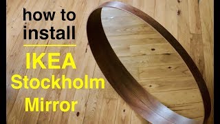 How To Install ● IKEA Stockholm Mirror