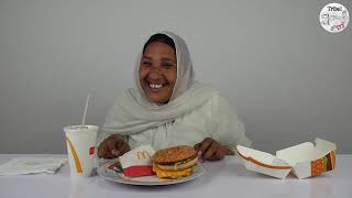 Tribal Women Try McDonald&#39;s Big Mac for the First Time