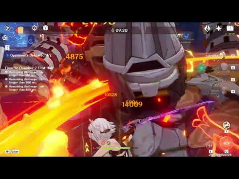 Genshin Impact 2.5 Spiral Abyss Mono Pyro & Mono Geo | March 2022 Reset Cycle