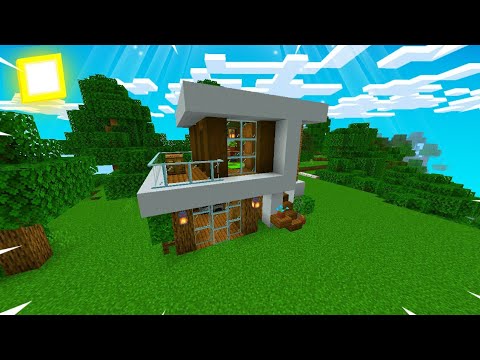 🏡Tutorial De Como Fazer Uma Casa Moderna🛠⚒!!(Facil E Rapido).