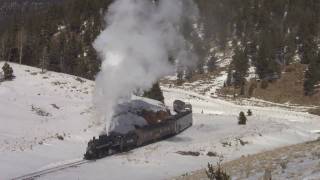 preview picture of video 'Rio Grande Scenic Railroad - January Steam Special'