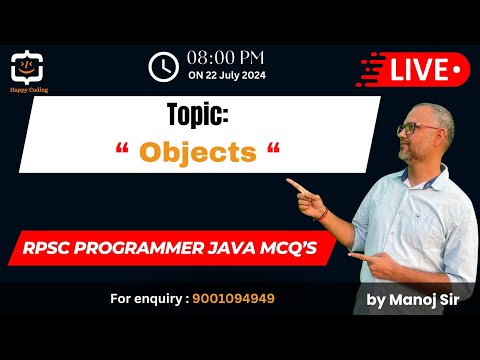 10 Rpsc Programmer Java Mcq Solution Objects Mcqs Rpsc Programmer Java By Manoj Sir