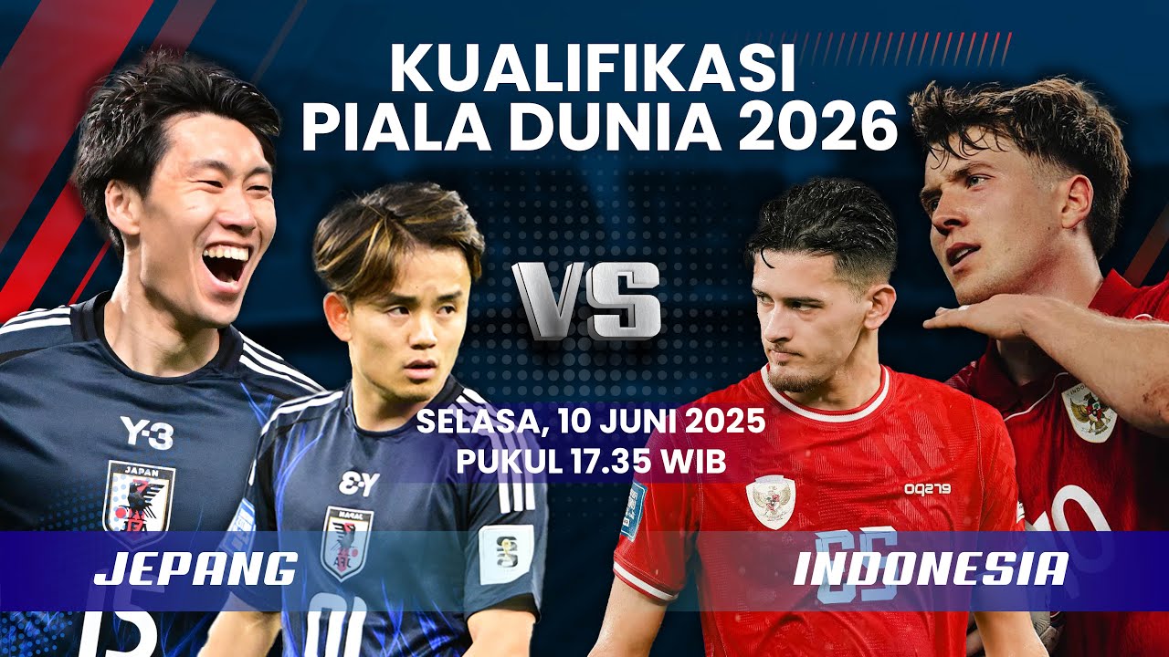 🔴LIVE TIMNAS INDONESIA [0] VS [6] JEPANG | KUALIFIKASI PIALA DUNIA 2026 [LIVE SCORE]