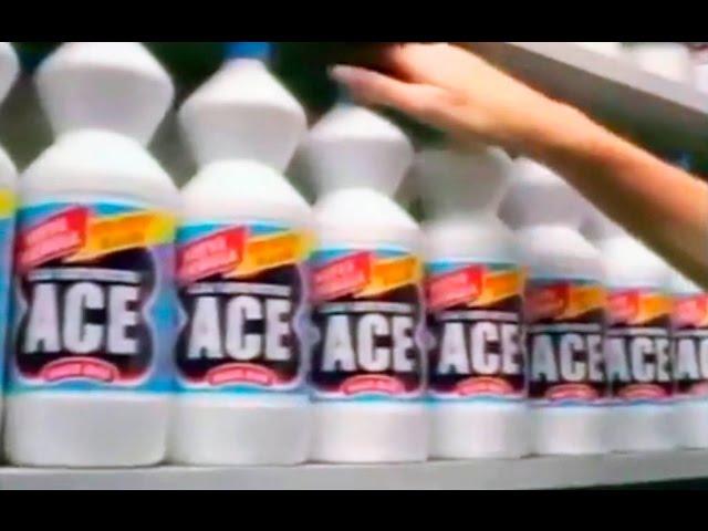 Vídeo relacionado con ACE Lejía clásica para el hogar o la colada, fórmula multi-limpieza, 3 botes de 3 l [9 l].
