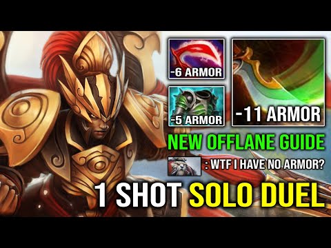 WTF -11 Armor Reduct 1 Shot Duel Victory Desolator AC Legion Commander 100% Deleted Offlane Dota 2