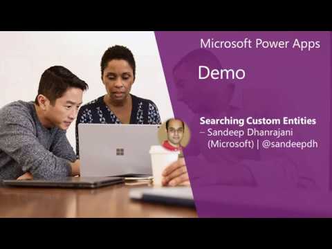 Searching Custom Entities in Power Apps Portals
