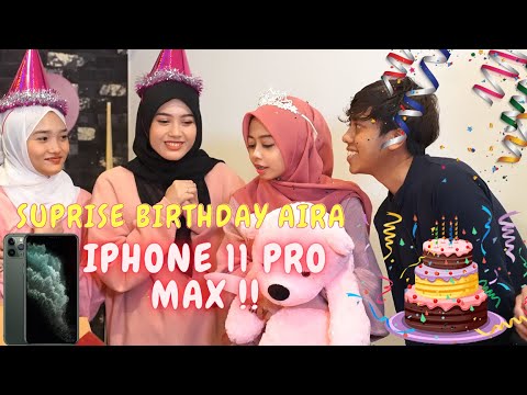SUPRISE BIRTHDAY AIRA PALING BEST !! - AIRA MENANGIS !!