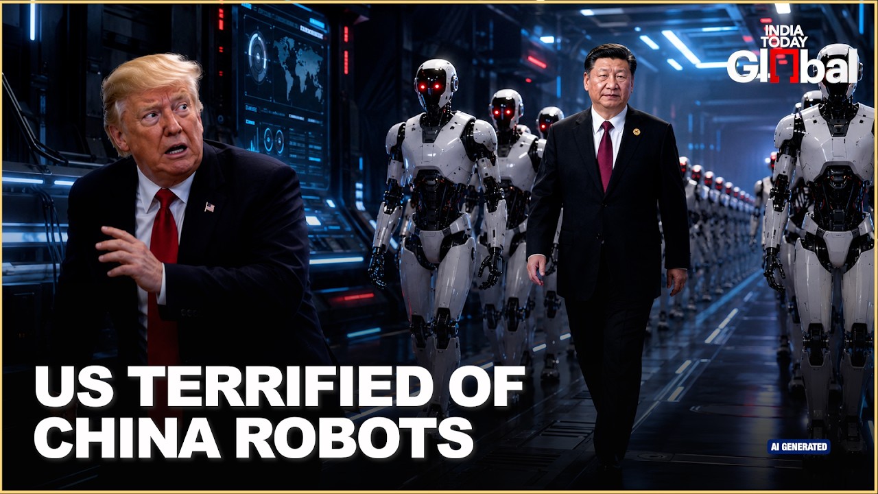 US Bans Chinese Humanoid Robots Over Spy Fears | Trump's AI Crackdown Escalates US-China Tech War