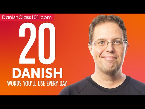 20 Danish Words You'll Use Every Day - Basic Vocabulary #42